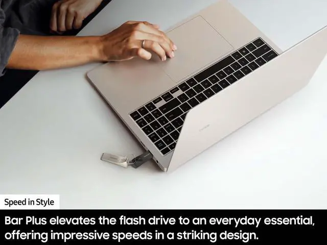 Alt view image 4 of 7 - SAMSUNG BAR Plus 512GB - 400MB/s USB 3.1 Flash Drive Titan Gray (MUF-512BE4/AM) [Canada Version]