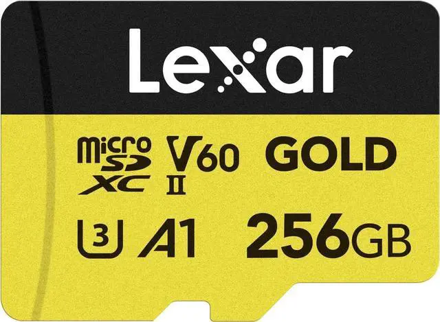 Alt view image 10 of 16 - Lexar Micro SD Professional GOLD UHS-II Flash Memory Card 256GB