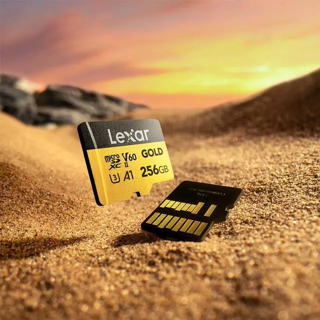 Alt view image 11 of 16 - Lexar Micro SD Professional GOLD UHS-II Flash Memory Card 256GB