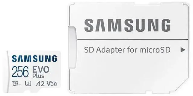Alt view image 3 of 6 - Samsung EVO Plus 2024 256GB MicroSD Memory Card with SD Adapter
