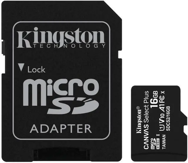 Alt view image 15 of 18 - Kingston Canvas Select Plus 16GB Flash Memory Card SDCS2/16GB