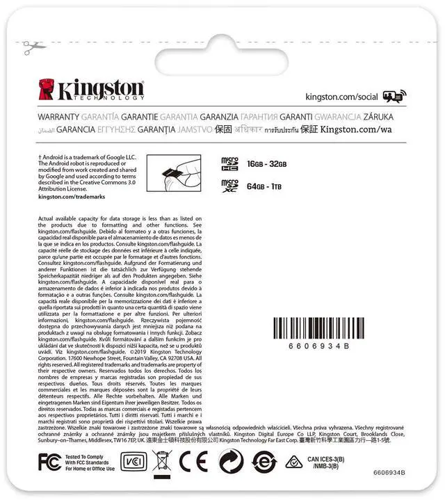 Alt view image 18 of 18 - Kingston Canvas Select Plus 16GB Flash Memory Card SDCS2/16GB