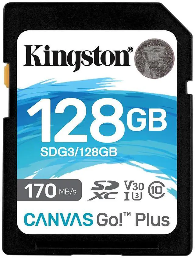 Alt view image 20 of 20 - Kingston Canvas Go! Plus 128 Gb Class 10/Uhs-I (U3) Sdxc
