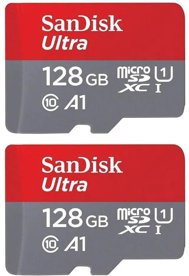 Main image of SanDisk Ultra 128GB microSDXC UHS-I card with Adapter(SDSQUAR-128G-GN6MA), 2 Pack(128GB)