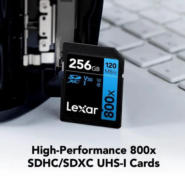 Alt view image 16 of 20 - Lexar BLUE Series 256GB High-Performance SDXC Flash Memory UHS-I U1 Class 10