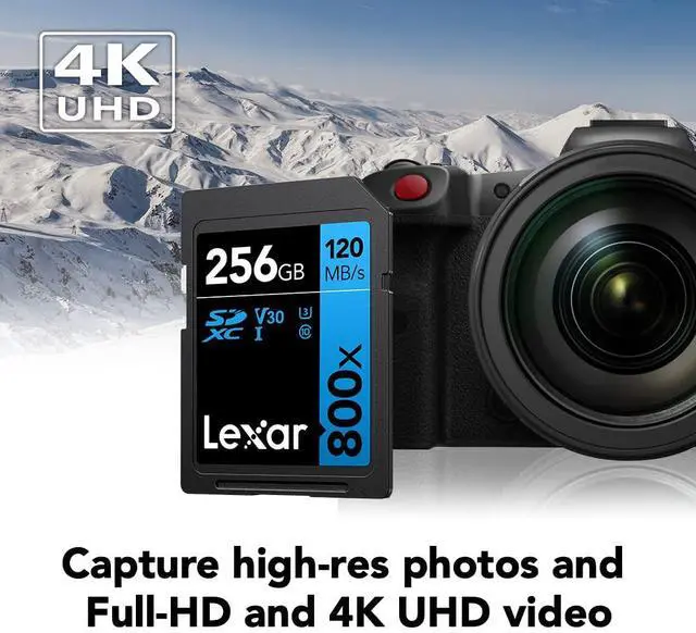 Alt view image 19 of 20 - Lexar BLUE Series 256GB High-Performance SDXC Flash Memory UHS-I U1 Class 10