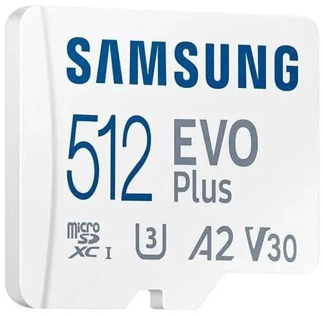 Alt view image 4 of 5 - Samsung EVO Plus 512GB MicroSD Memory Card (2024) + SD Adapter