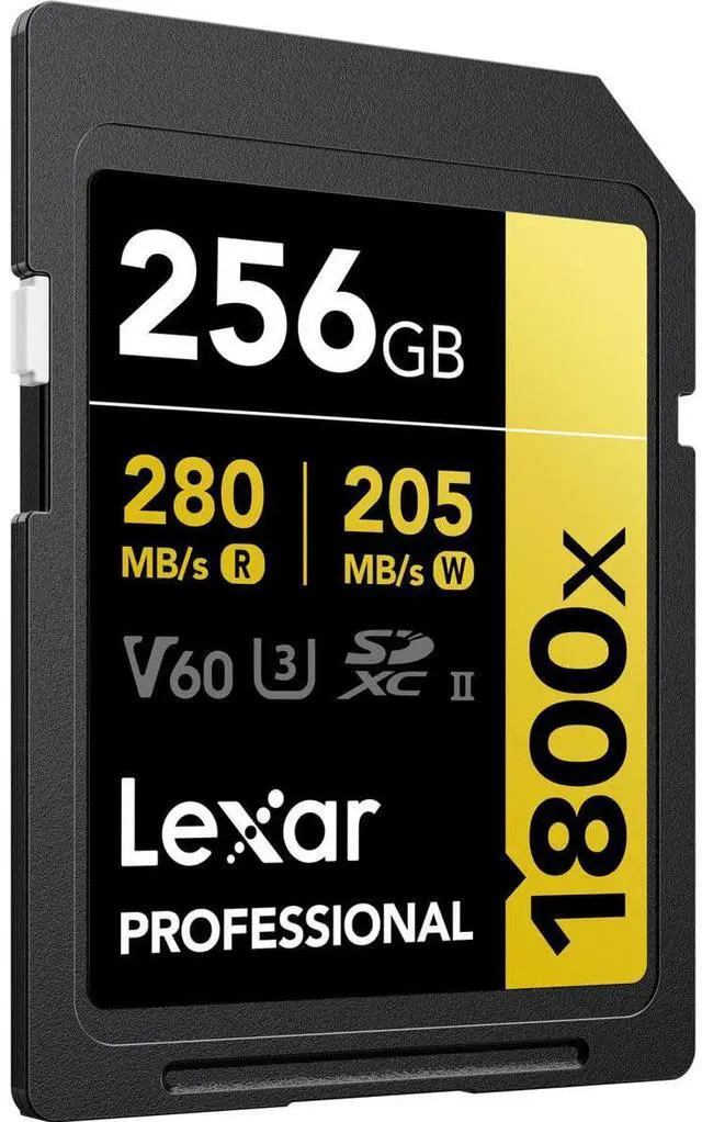 Alt view image 11 of 14 - Lexar GOLD Series Professional 1800x 256GB UHS-II SDXC Memory Card, 2-Pack