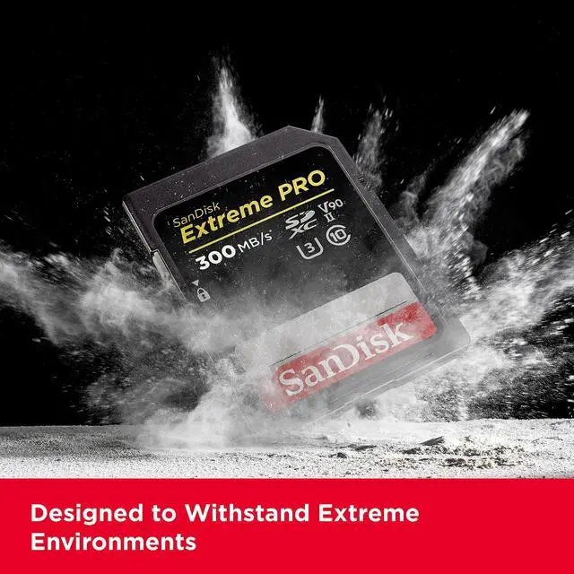 Alt view image 12 of 13 - SanDisk 256GB Extreme Pro SDXC UHS-II Memory Card 300 MB/s - (SDSDXDK-256G-GN4IN)