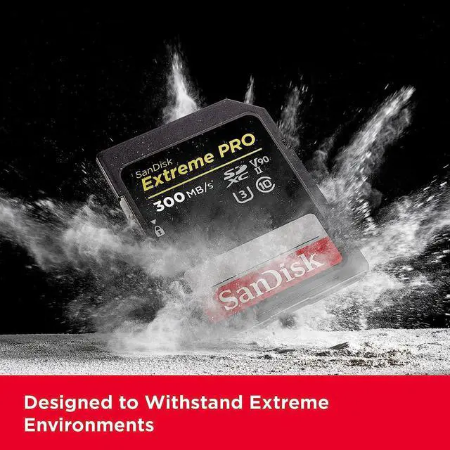 Alt view image 7 of 8 - SanDisk Extreme Pro - Flash memory card - 512 GB - Video Class V90 / UHS-II U3 / Class10 - 1733x/2000x - SDXC UHS-II