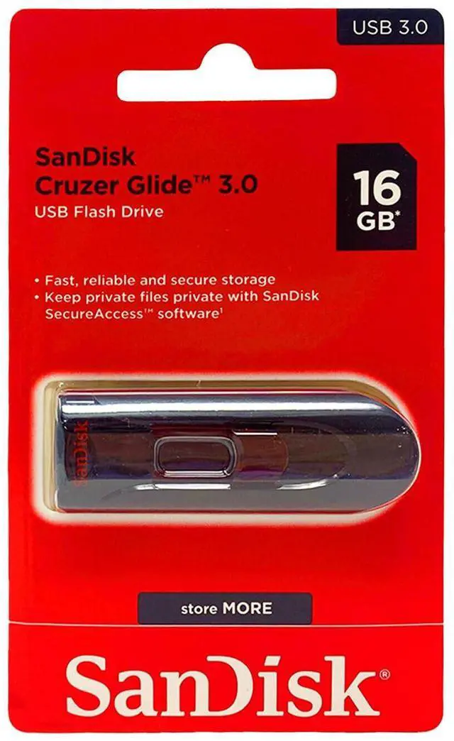 Alt view image 20 of 20 - SanDisk 16GB Cruzer Glide USB 3.0 Flash Drive
