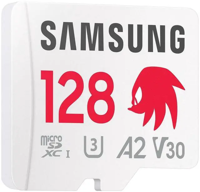 Alt view image 3 of 7 - Samsung Sonic Pro Plus microSDXC Memory Card, UHS-I Interface, 128 GB, Read Speed up to 180MB/s, Increased Speed for Consoles, MB-MD128SA/LC1, with SD Adapter