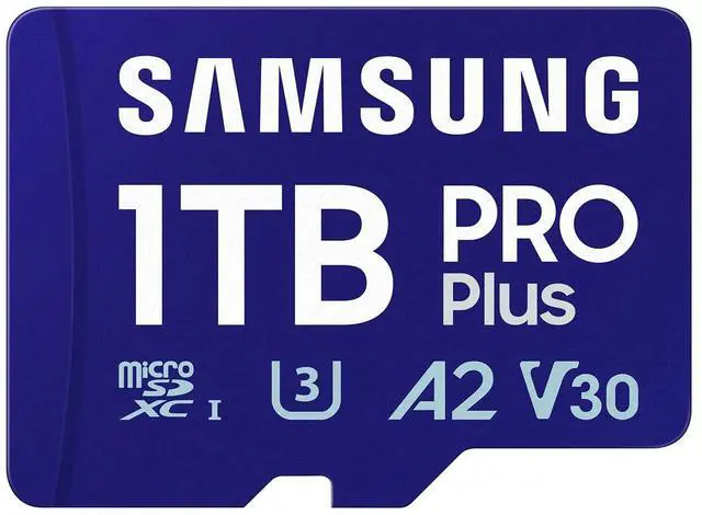 Alt view image 5 of 11 - Samsung MBMD1T0SAAM 1TB Pro Plus and Adapter MicroSDXC Memory Card