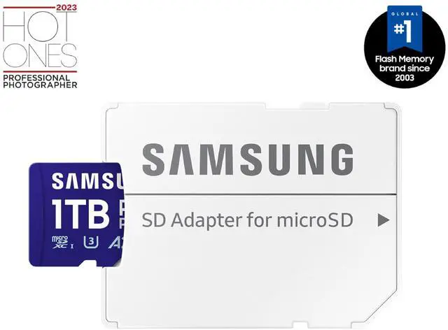 Alt view image 6 of 11 - Samsung MBMD1T0SAAM 1TB Pro Plus and Adapter MicroSDXC Memory Card
