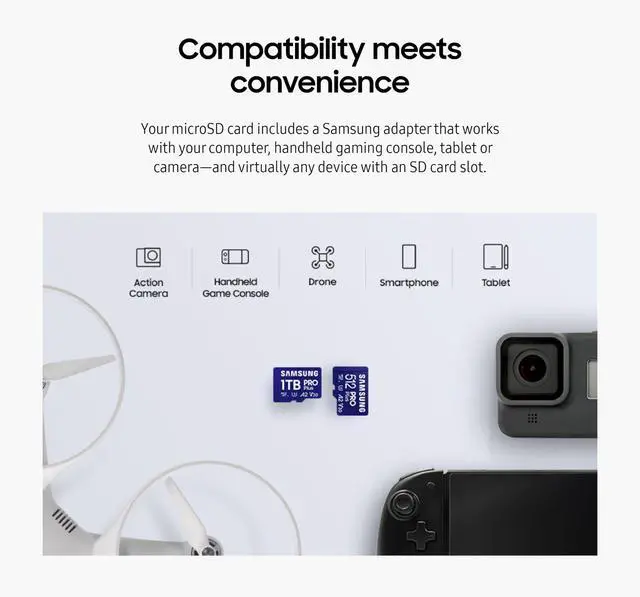 Alt view image 8 of 11 - Samsung MBMD1T0SAAM 1TB Pro Plus and Adapter MicroSDXC Memory Card