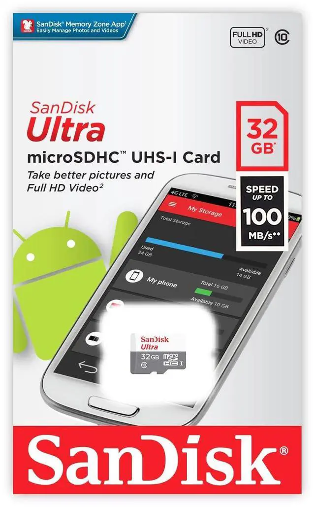Alt view image 8 of 14 - 32Gb Ultra Microsdhc Card
