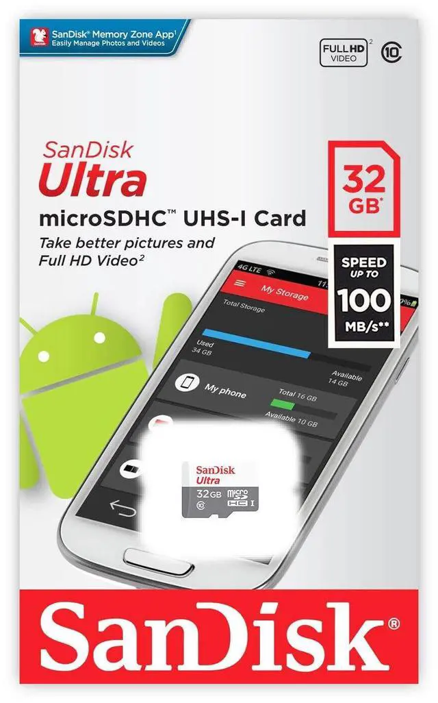 Alt view image 10 of 14 - 32Gb Ultra Microsdhc Card
