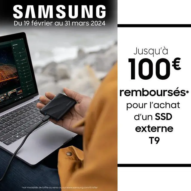 Alt view image 19 of 19 - SAMSUNG T9 Portable SSD 2TB Black, Up-to 2,000MB/s, USB 3.2 Gen2, Ideal use for Gaming, Students and Professionals, External Solid State Drive MU-PG2T0B