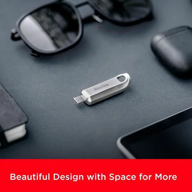 Alt view image 14 of 17 - SanDisk 256GB Ultra Luxe USB Type-C Flash Drive USB 3.2 Gen 1 Speed up to 400MB/s SDCZ75-256G-G46