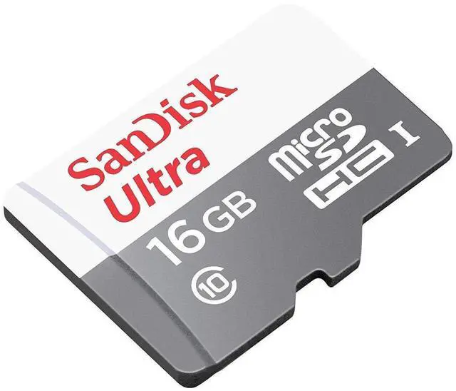 Alt view image 11 of 13 - SanDisk Ultra SDSQUNS-016G-GN3MN 16GB 80MB/s UHS-I Class 10 microSDHC Card