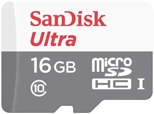 Alt view image 13 of 13 - SanDisk Ultra SDSQUNS-016G-GN3MN 16GB 80MB/s UHS-I Class 10 microSDHC Card