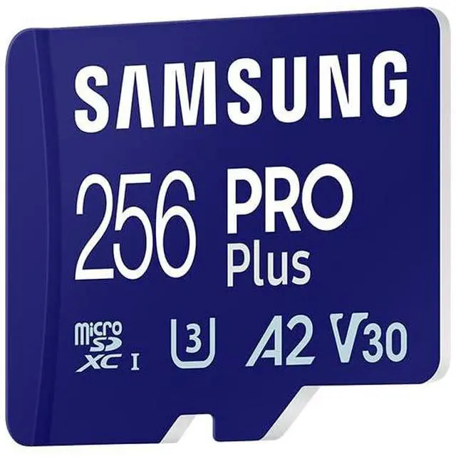 Alt view image 3 of 4 - Samsung PRO Plus 256GB MicroSD Card + SD Adapter for Mobile Gaming on Smartphones, Tablets and Handheld Consoles, UHS-I U3, Full HD & 4K UHD, 180MB/s Read, 130MB/s Write, MB-MD256SA/EU