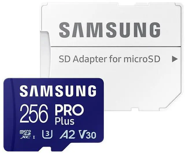 Alt view image 4 of 4 - Samsung PRO Plus 256GB MicroSD Card + SD Adapter for Mobile Gaming on Smartphones, Tablets and Handheld Consoles, UHS-I U3, Full HD & 4K UHD, 180MB/s Read, 130MB/s Write, MB-MD256SA/EU