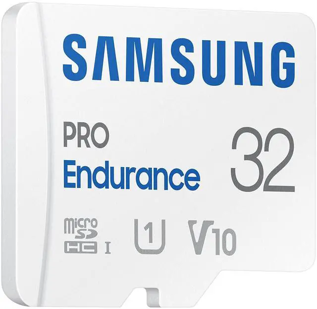 Alt view image 3 of 7 - Samsung PRO Endurance 32GB microSDHC UHS-I U1 100MB/s Video Monitoring Memory Card with Adapter (MB-MJ32KA)