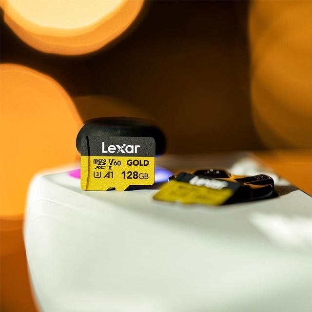 Alt view image 11 of 16 - Lexar Micro SD Professional GOLD UHS-II Flash Memory Card 128GB