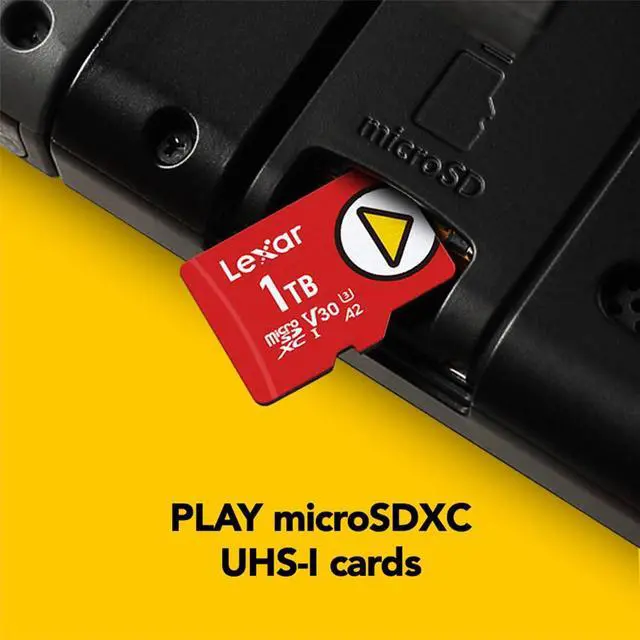 Alt view image 14 of 19 - Lexar PLAY 1TB microSDXC UHS-I-Card, Up To 150MB/s Read, Compatible-with Nintendo-Switch, Portable Gaming Devices, Smartphones and Tablets (LMSPLAY001T-BNNNU)