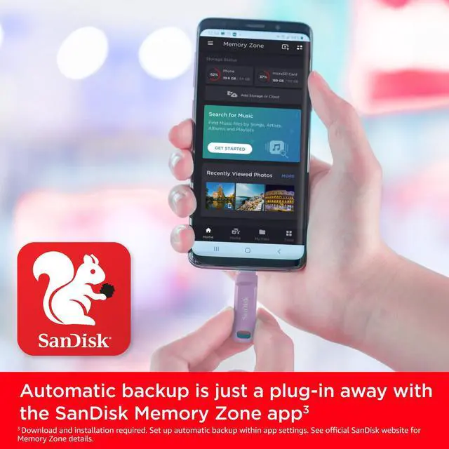 Alt view image 5 of 7 - SanDisk 1TB Ultra Dual Drive Go USB Type-C Flash Drive - Up to 400MB/s, Lavender - SDDDC3-1T00-G46L