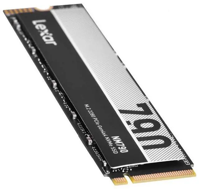 Alt view image 4 of 8 - Lexar 1TB NM790 SSD PCIe Gen4 NVMe M.2 2280 Internal Solid State Drive, Up to 7400/6500 MB/s Read/Write, Compatible with PS5, for Gamers and Creators, Black (LNM790X001T-RNNNG)