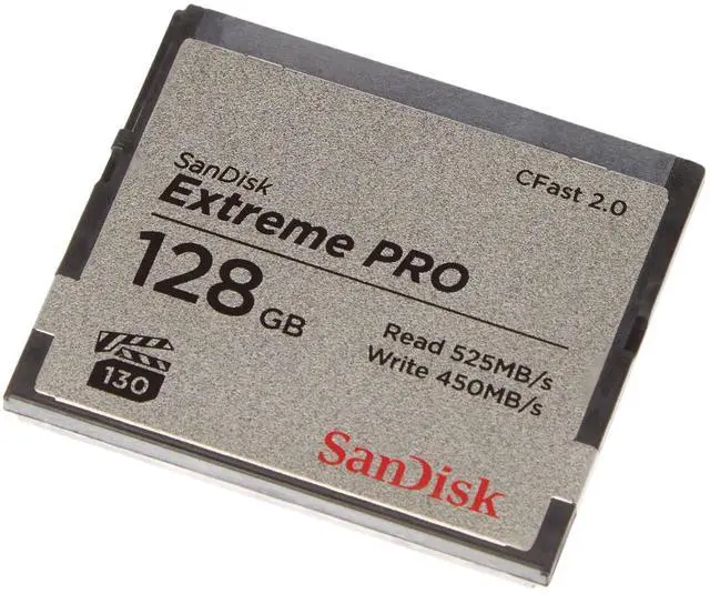 Alt view image 10 of 12 - SanDisk Extreme Pro 128GB CFast 2.0 Flash Card Model SDCFSP-128G-G46D
