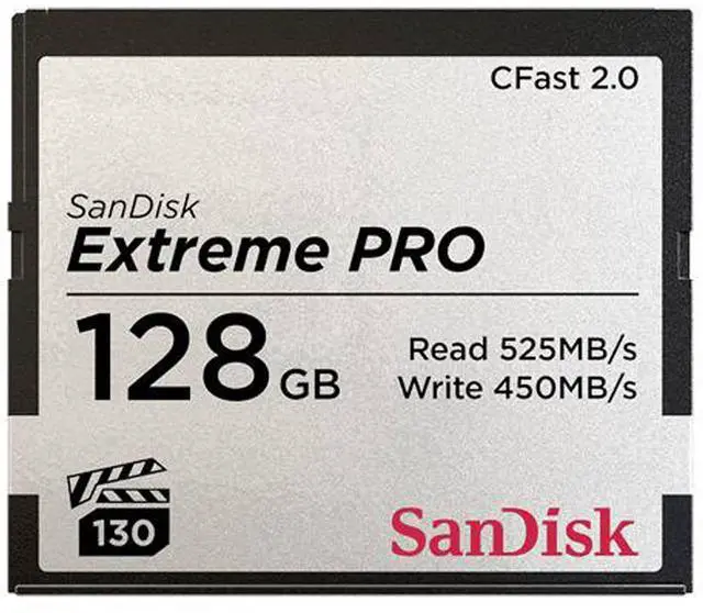 Alt view image 7 of 12 - SanDisk Extreme Pro 128GB CFast 2.0 Flash Card Model SDCFSP-128G-G46D