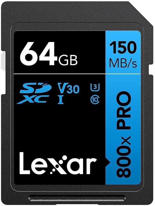 Alt view image 8 of 10 - Lexar High-Performance 800x PRO BLUE Series 64GB SDXC Memory Card Class 10 UHS-I V30 (LSD0800P064G-BNNNU)