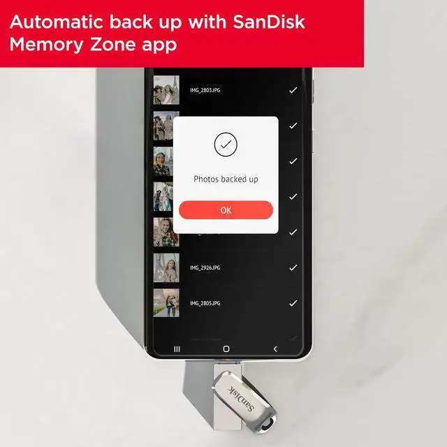 Alt view image 6 of 6 - 256GB Ultra Dual Drive Luxe USB Type-C - Up to 400MB/s - SDDDC4-256G-GAM46