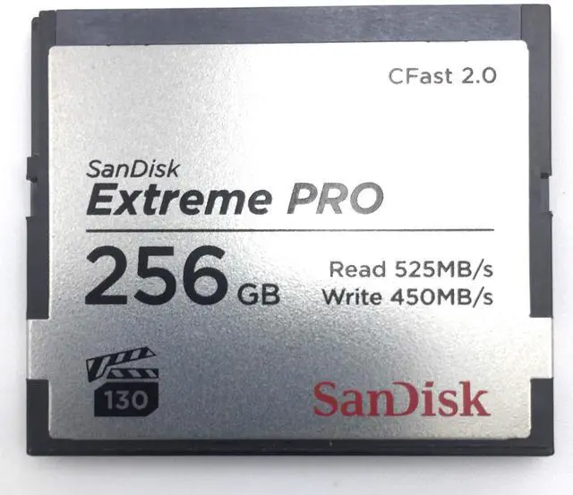 Alt view image 10 of 10 - SanDisk Extreme Pro 256GB CFast 2.0 Memory Card SDCFSP-256G-G46D