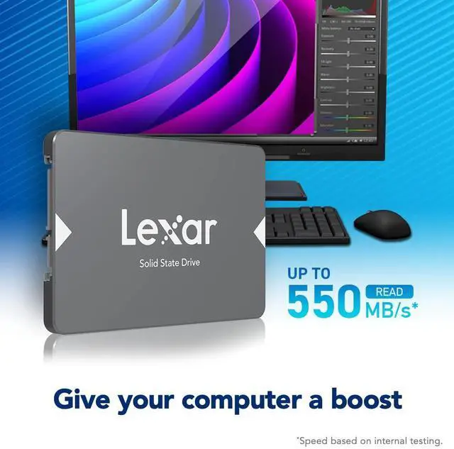 Alt view image 9 of 14 - Lexar NS100 2TB SATA III 2.5" Internal SSD