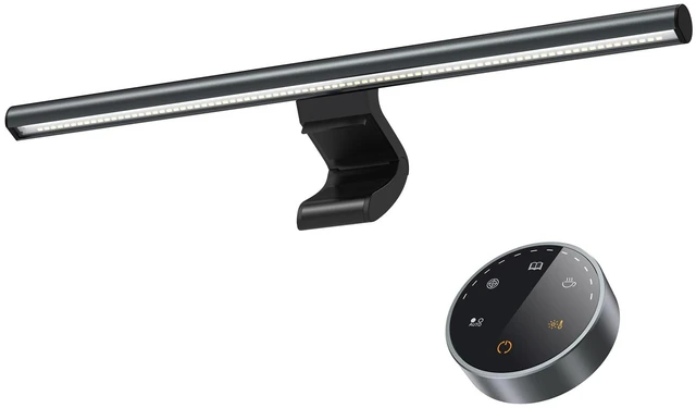 Main image of Monitor Light Bar, Wireless Controller, Stepless Dimming Brightness & Color Temperature, Eye-Care Light Bar, No Screen Glare, Space Saving for Home Office Gaming(Front Light, Wireless Control)
