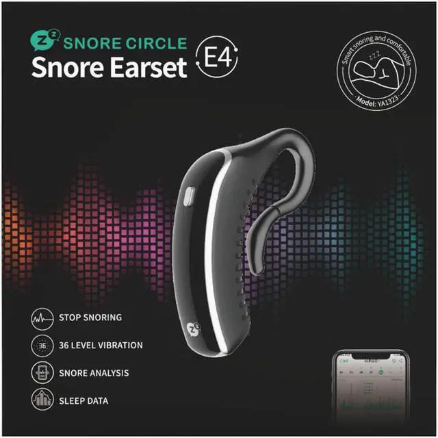 Alt view image 2 of 7 - Smart Snore Stopper Earset Wearable Anti Snoring For SleepingMonitor APP