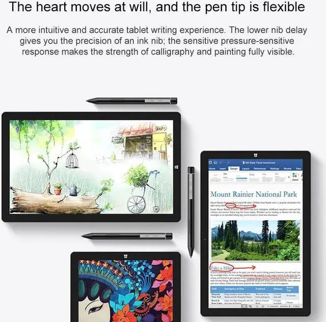 Alt view image 5 of 5 - Teclast T7 1024 Levels of Pressure Sensitivity Stylus Pen for X6 Plus Tablet