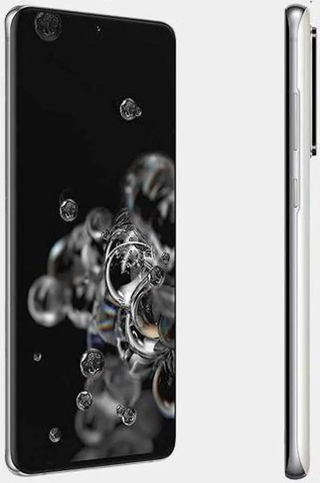 Alt view image 6 of 8 - Samsung Galaxy S20 Ultra 5G SM-G988B/DS 128GB 12GB RAM International Version - Cloud White