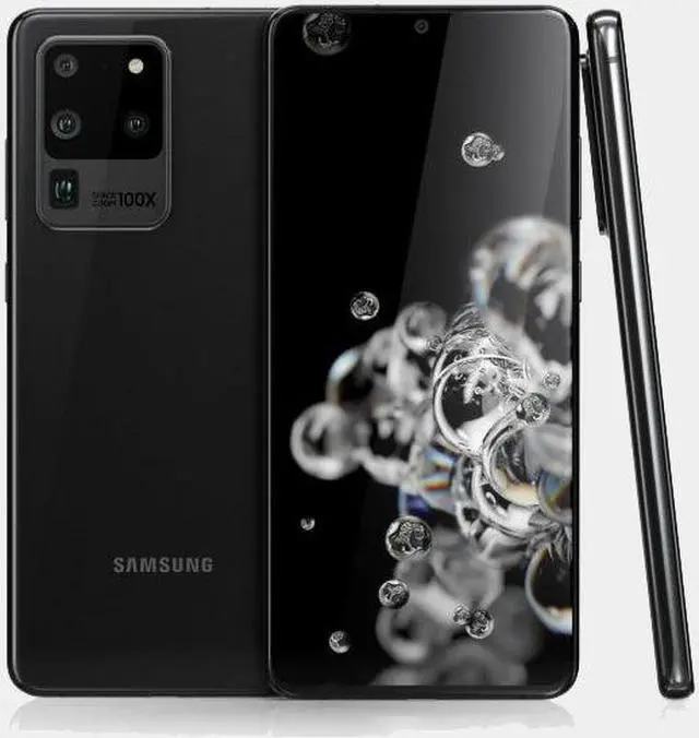 Alt view image 7 of 8 - Samsung Galaxy S20 Ultra 5G SM-G988B/DS 128GB 12GB RAM International Version - Cloud White