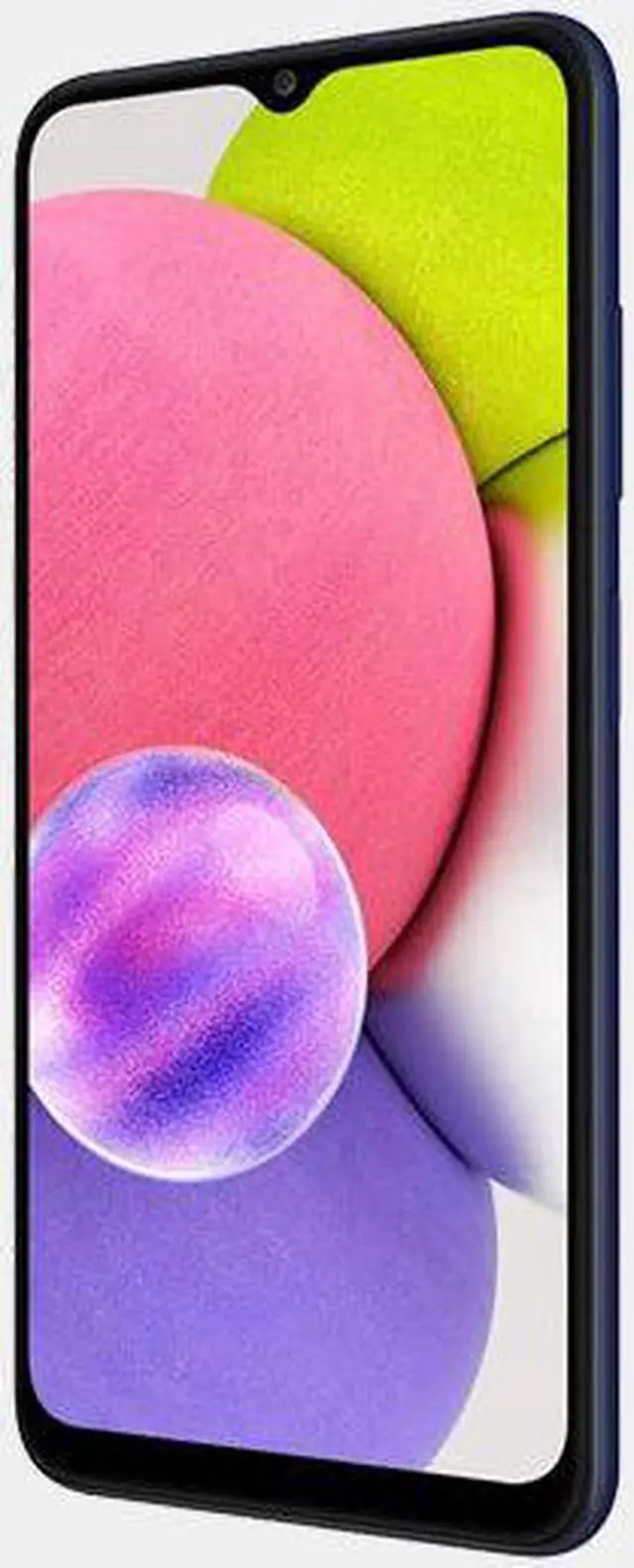 Alt view image 3 of 7 - Samsung Galaxy A03s (A037M) 64GB Dual SIM, GSM Unlocked, (CDMA Verizon/Sprint/Boost Not Supported) Smartphone Latin American Version No Warranty (Blue)