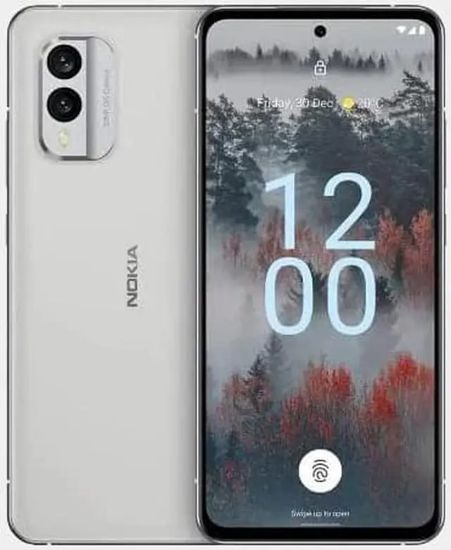 Main image of Nokia X30 5G Dual-Sim 256GB ROM + 8GB RAM (GSM only | No CDMA) Factory Unlocked 5G Smartphone (Ice White) - International Version