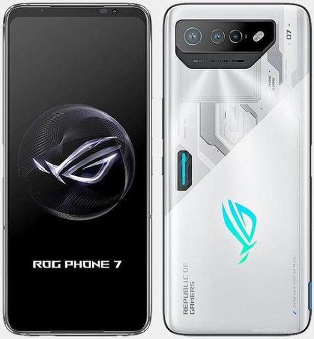 ASUS ROG Phone 7 5G Dual 256GB 12GB RAM Factory Unlocked (GSM Only  No CDMA  - not Compatible with Verizon/Sprint) Tencent Version - White 