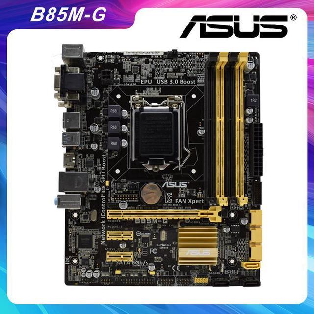 ASUS B85M-G LGA 1150 Intel B85 B85M Desktop PC Motherboard DDR3