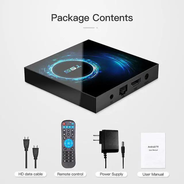 Alt view image 3 of 4 - 2021 T95 Smart TV Box Android 10.0 4G 32GB 6K Youtube Media Player 2.4G+5G+BT Wifi TVBOX Android Set-Top 2GB 16GB Set top box