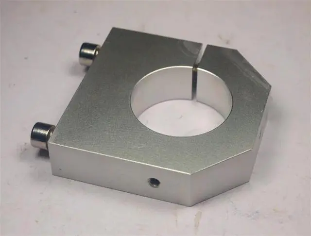 Alt view image 5 of 6 - 43mm spindle mount for Kress aluminum alloy spindle mount DIY CNC milling machine parts ShapeOkO