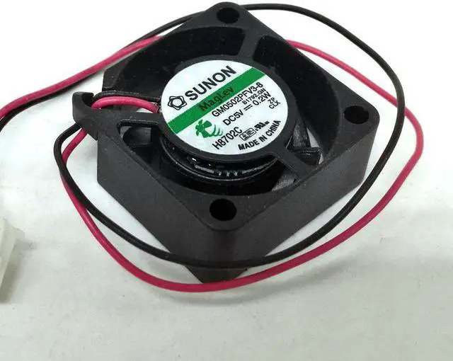 Alt view image 2 of 4 - mini micro cooling fan 25mm Sunon GM0502PFV3-8 DC5V 0.2W 25x25x10MM 2.5cm 2Lines Ultra thin set top box Cooling fan